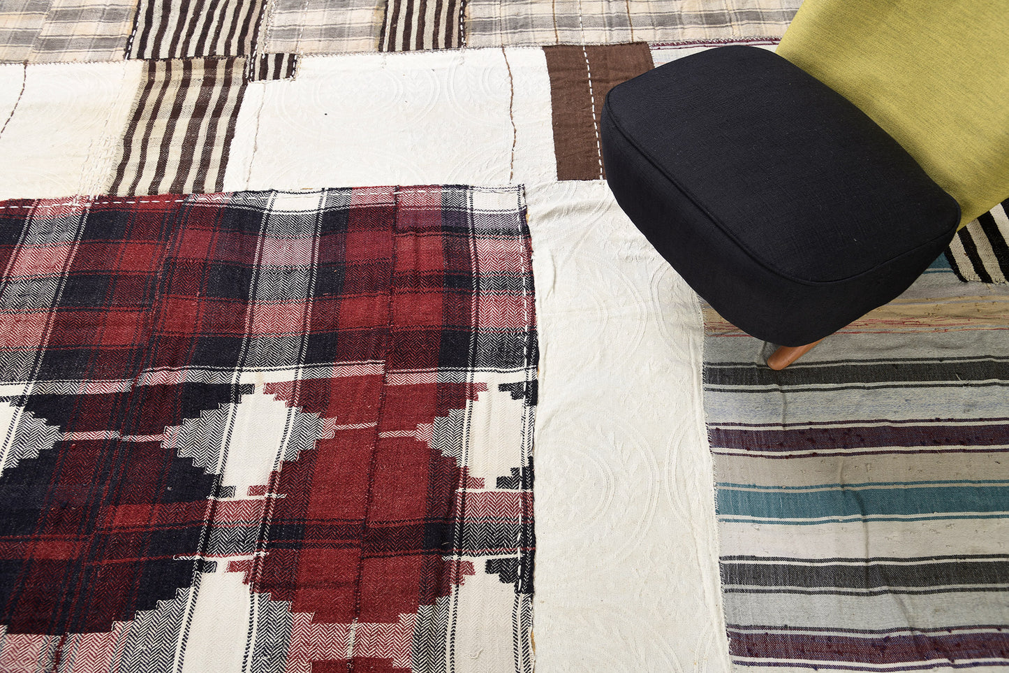 Antique Persian Ghashghaei Kilim
