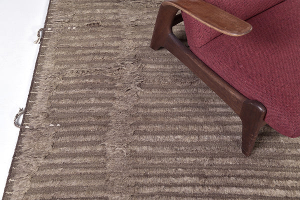 Beshabar, Haute Bohemian, Warm Brown - detailed border and fringe