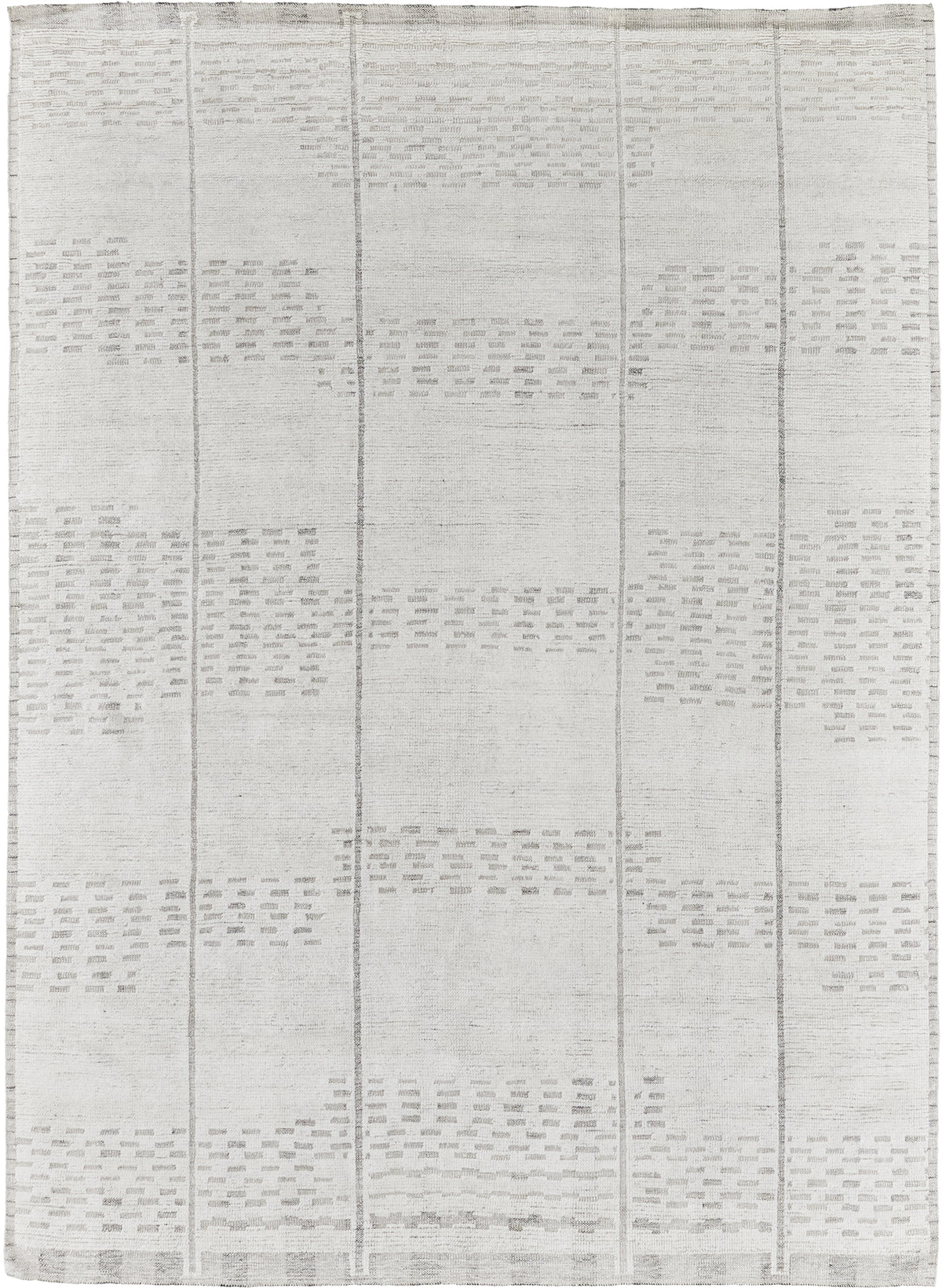 Aderfi, Nomad Collection, Ivory - one-of-a-kind handmade area rug