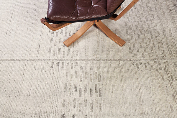 Aderfi, Nomad Collection, Ivory - overhead flat lay view