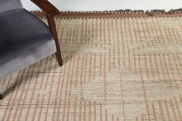 Carcal, Haute Bohemian, Red Clay - close-up of weave texture and pile