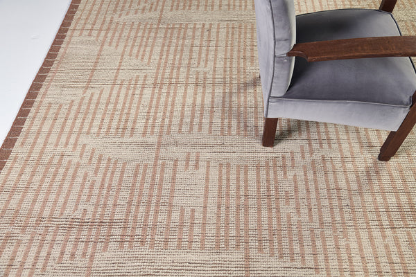 Carcal, Haute Bohemian, Red Clay - detailed border and fringe