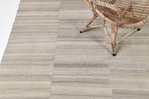 Persian Jejim Kilim - flat-weave kilim - close-up of weave texture and pile [#2]