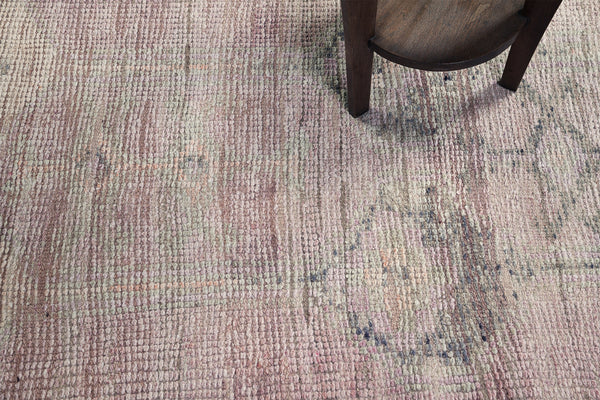 Vintage Turkish Oushak Runner - hand-knotted in Turkey - detailed border and fringe [#2]