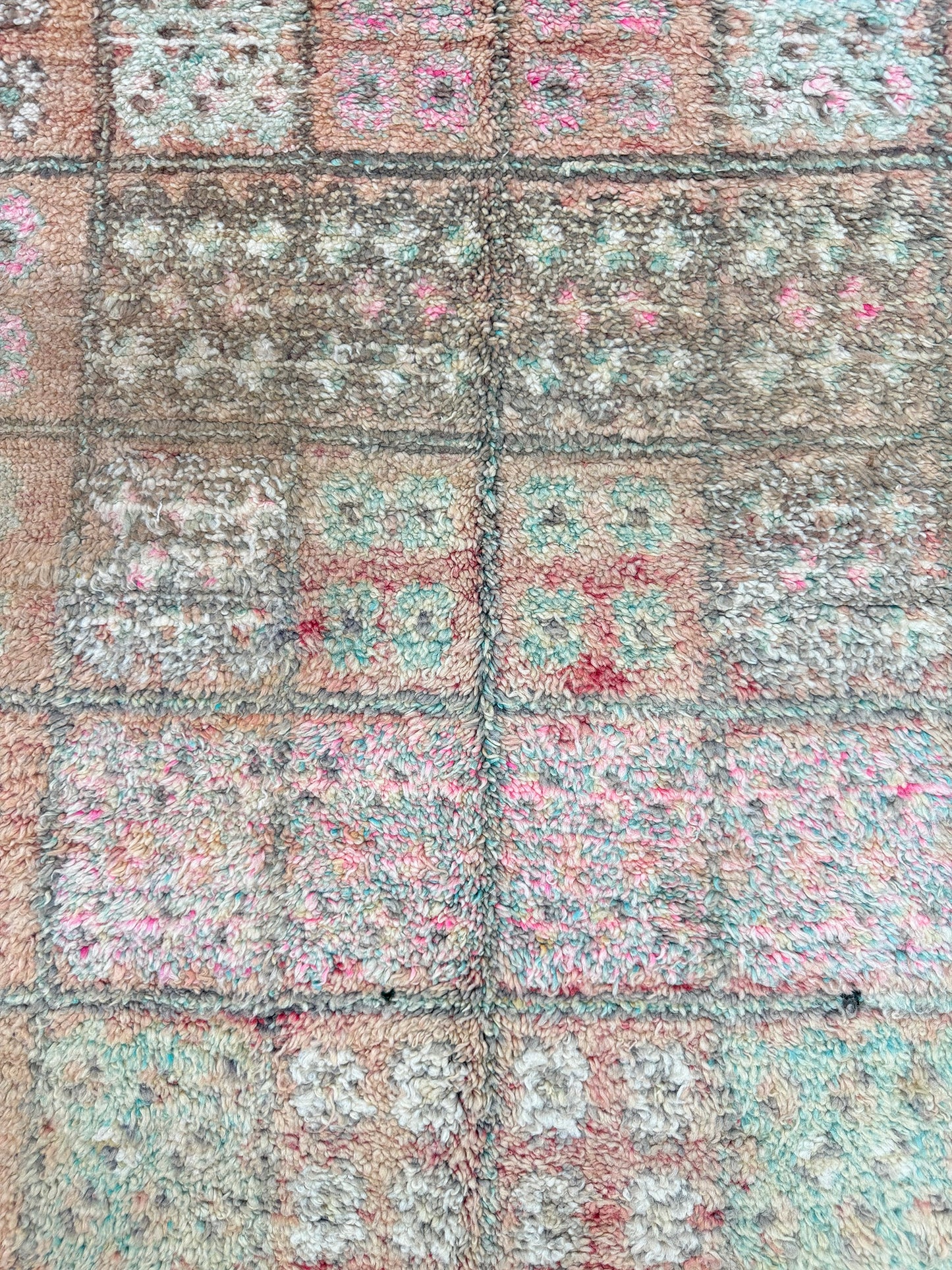 Vintage Moroccan High Atlas Tribe Runner