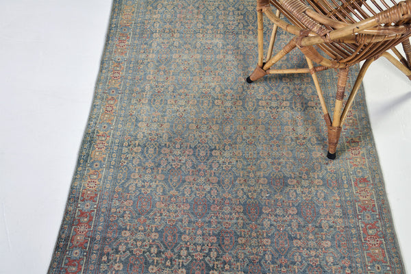 Vintage Persian Malayer Runner - narrow runner - styled in room setting [#2]