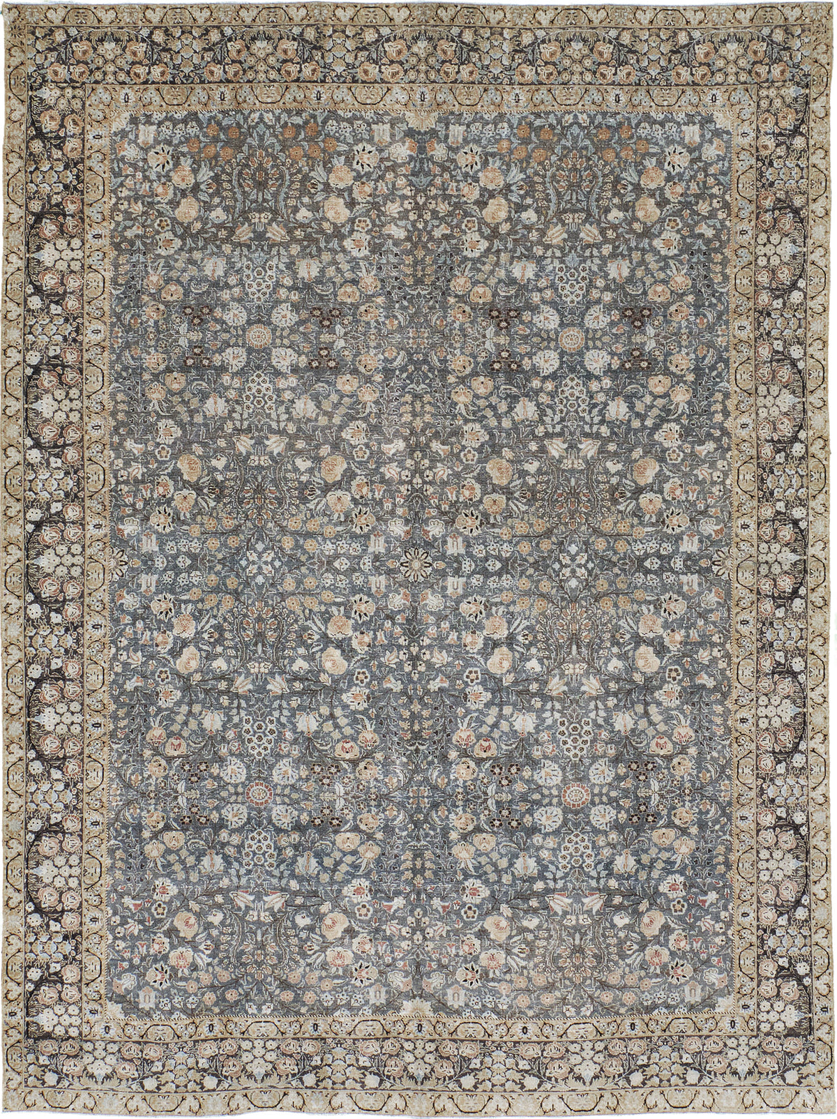 Antique Persian Tabriz - one-of-a-kind handmade area rug [#14]