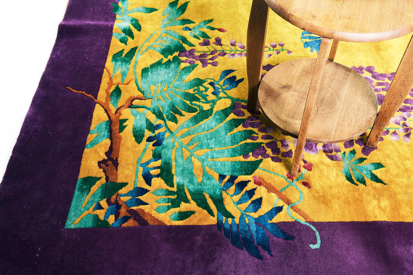 Antique Chinese Nichols Art Deco Rug