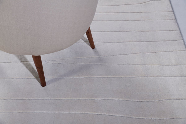 SÃ¤de.01 by Jenni Lauri, White - detailed border and fringe