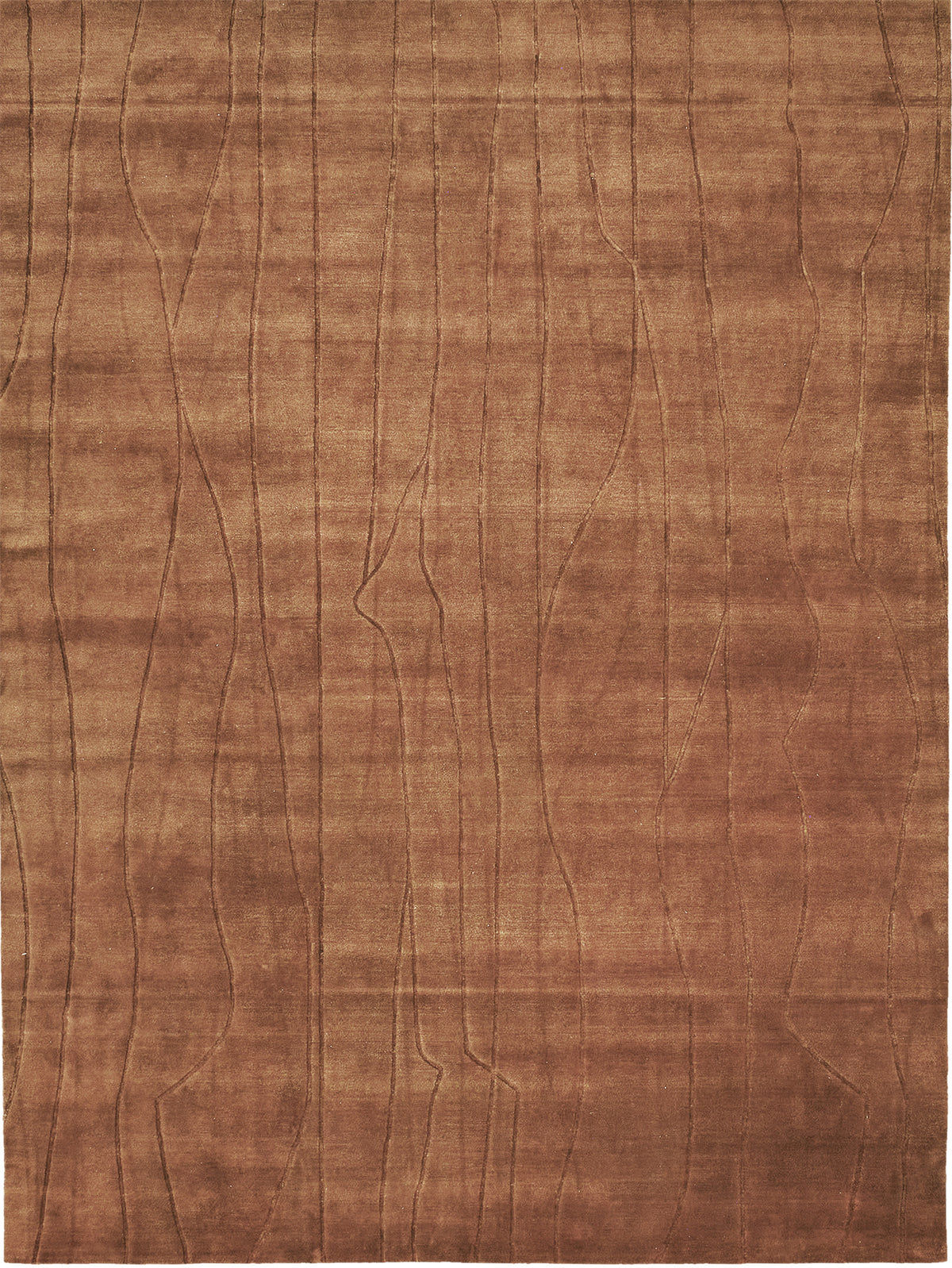 SÃ¤de.02 by Jenni Lauri, Cognac - one-of-a-kind handmade area rug