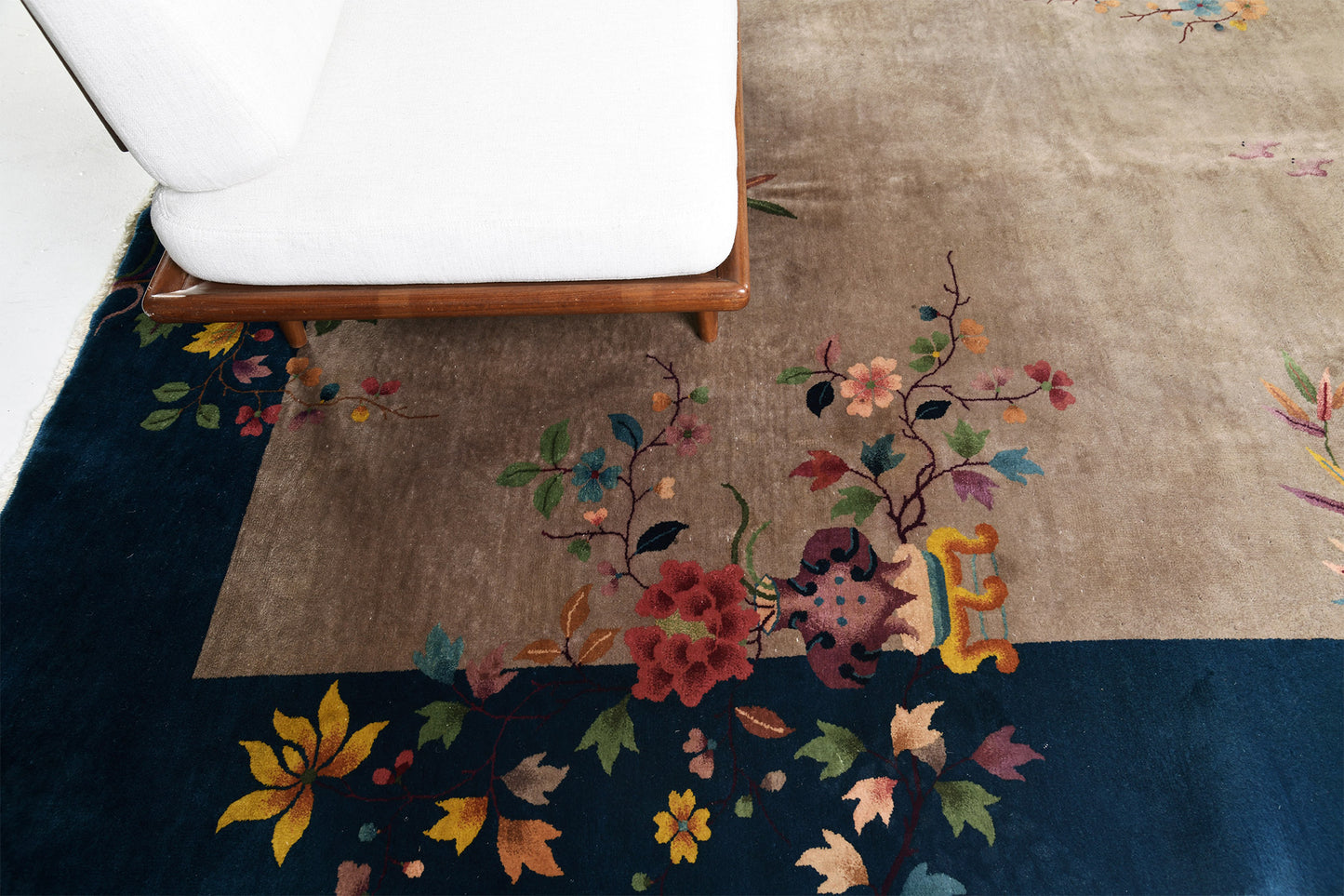 Antique Chinese Nichols Art Deco Rug