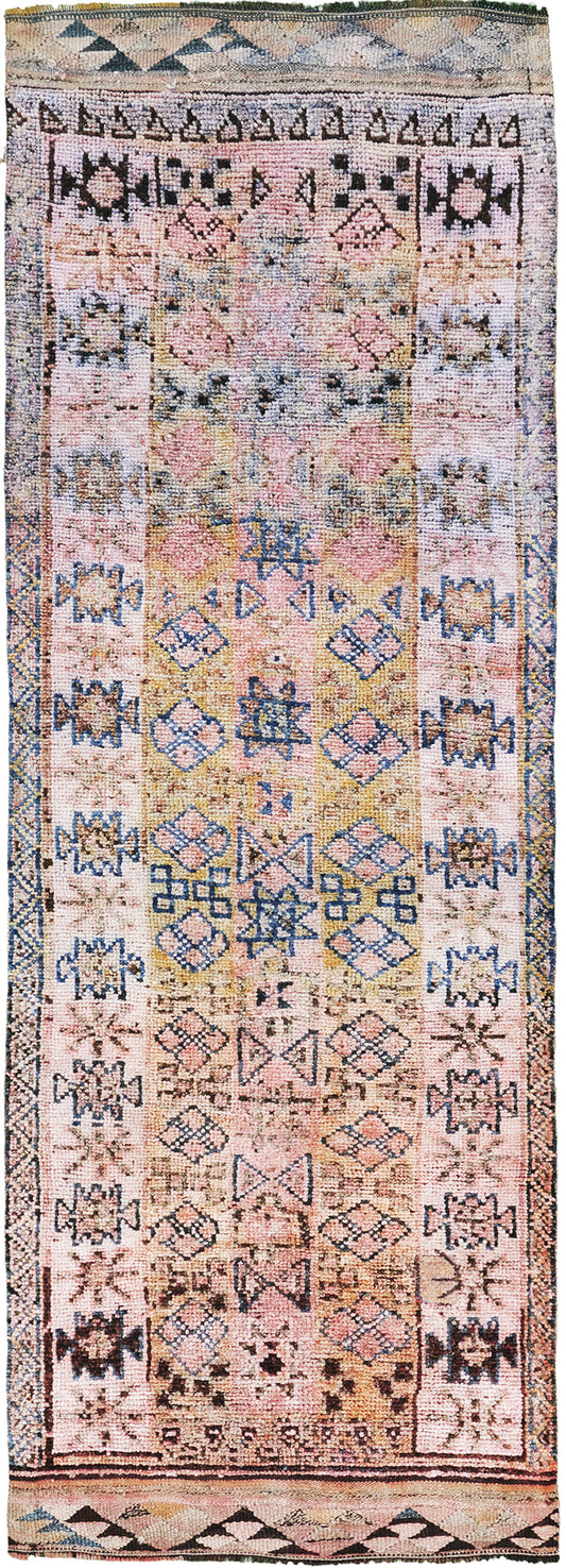 Vintage Moroccan Azilal Runner