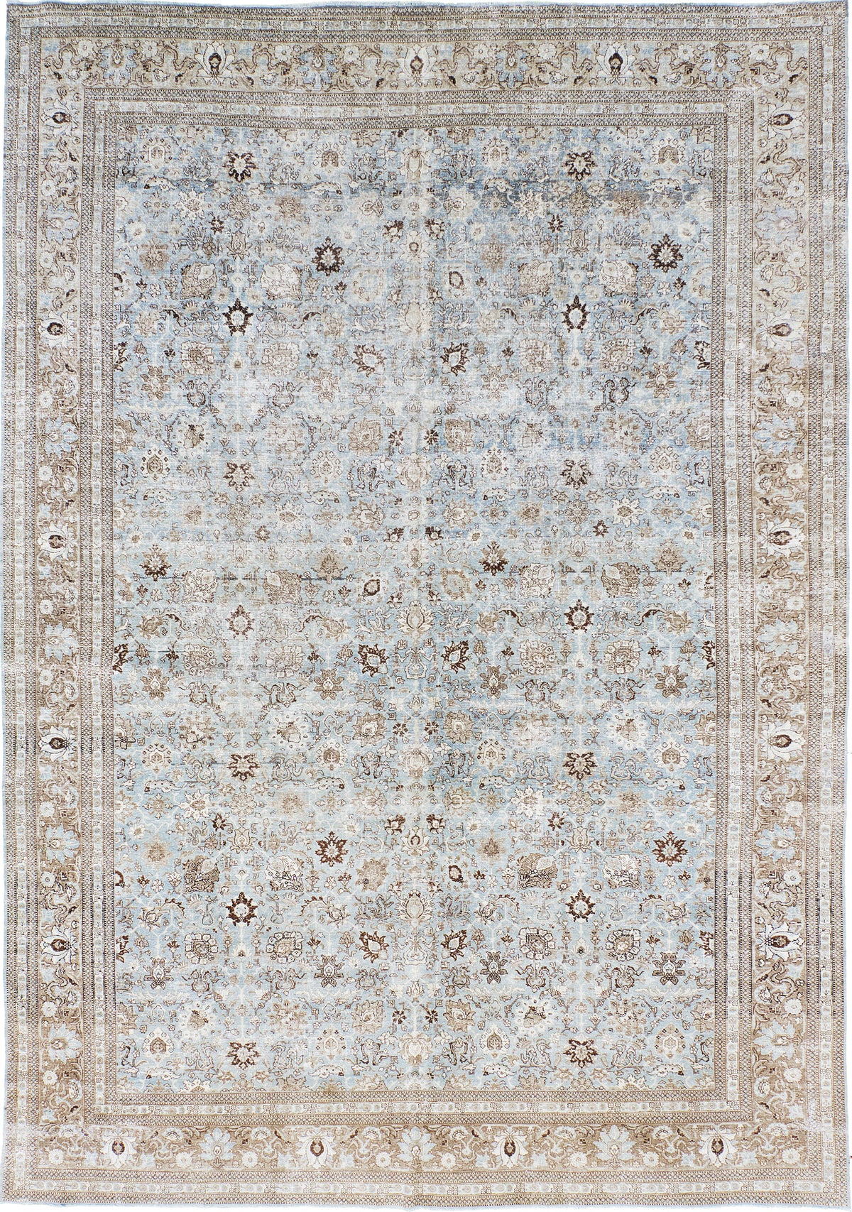 Antique Persian Tabriz - one-of-a-kind handmade area rug [#20]