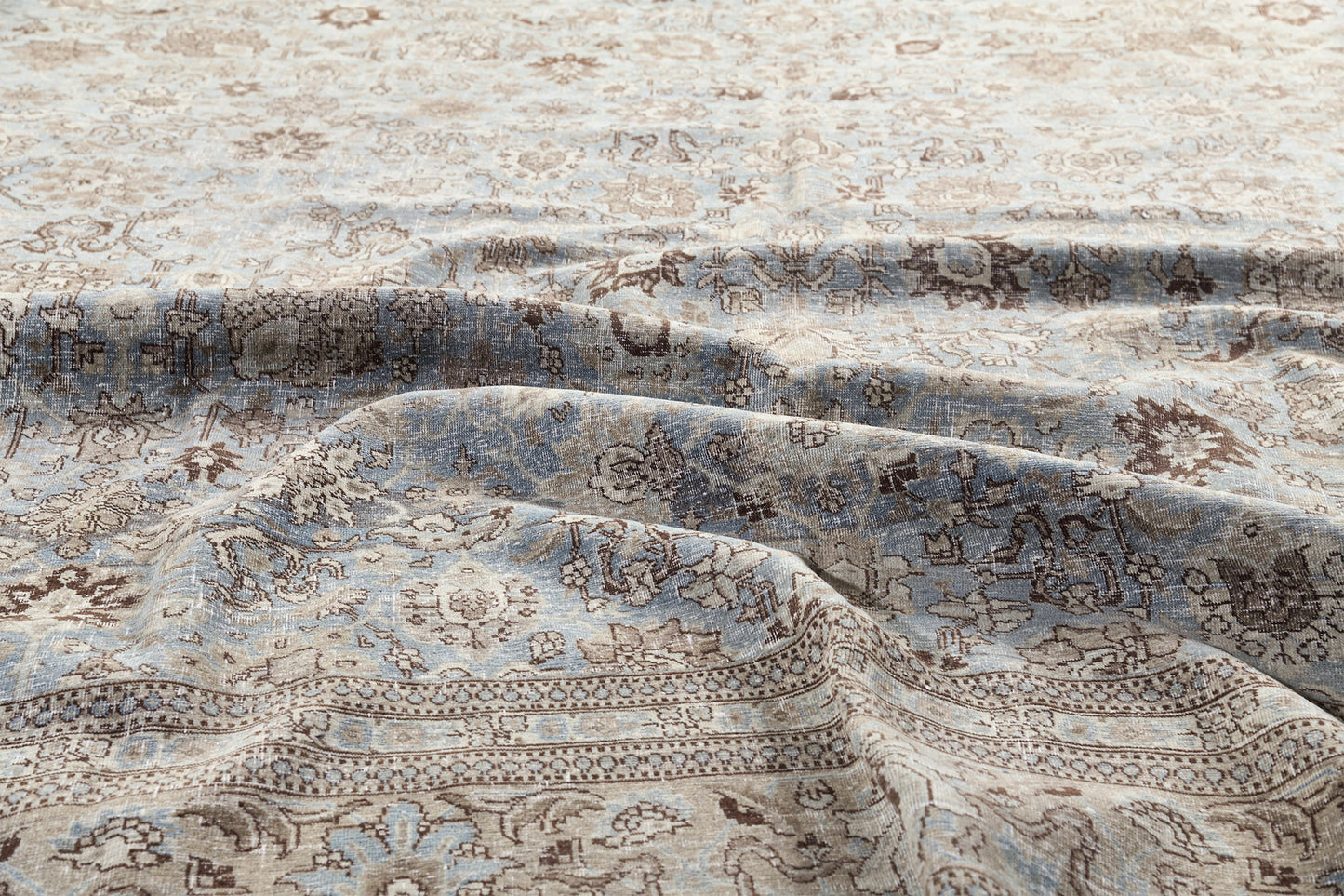 Antique Persian Tabriz - styled in room setting [#20]