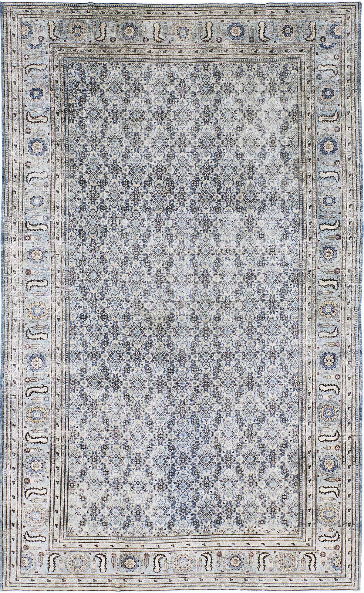 Antique Persian Tabriz - one-of-a-kind handmade area rug [#23]