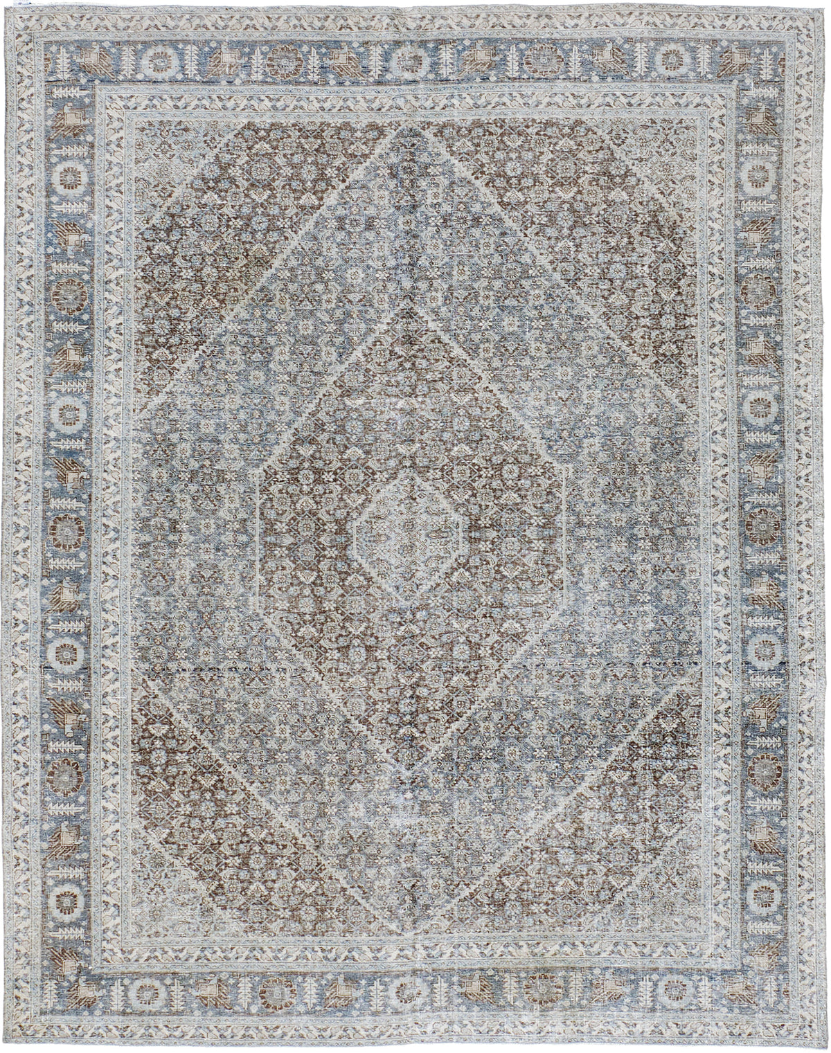 Antique Persian Tabriz - one-of-a-kind handmade area rug [#21]