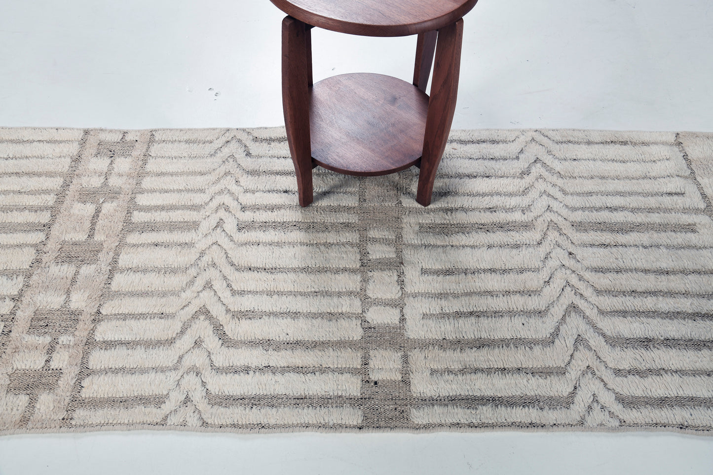 Tala Runner, Atlas Collection, Ivory Silver