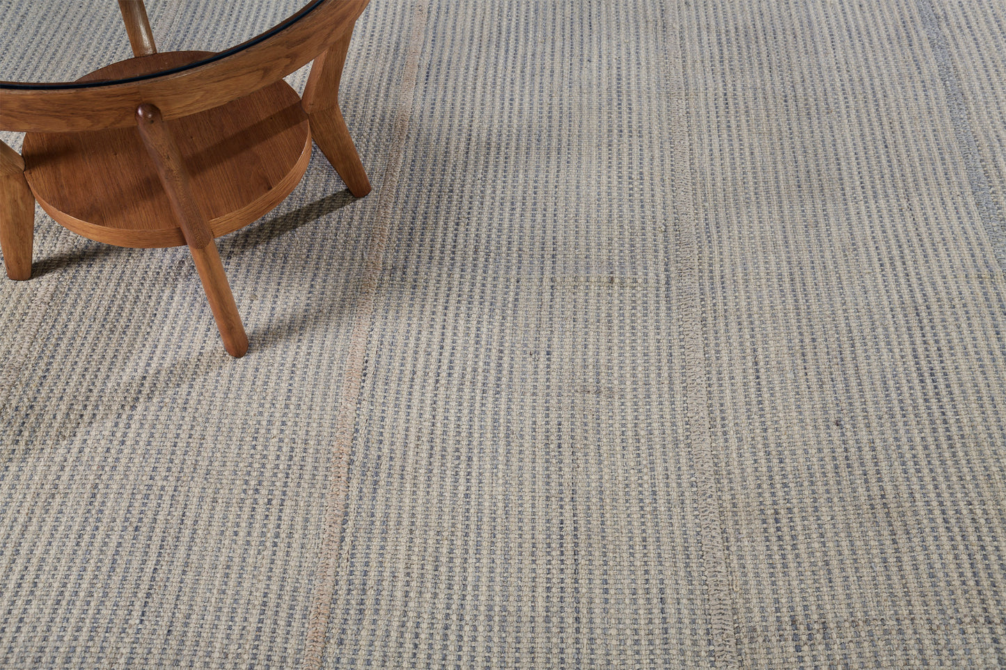 Persian Jejim Kilim - flat-weave kilim - close-up of weave texture and pile [#3]
