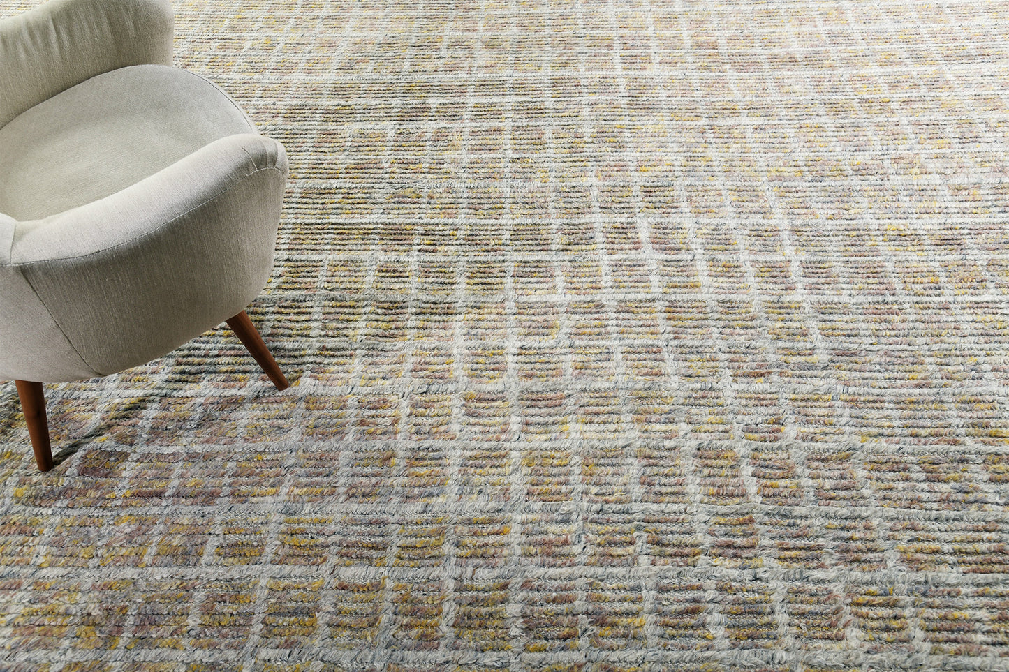 Amihan, Sahara Collection, Soft Gold - close-up of weave texture and pile [#3]
