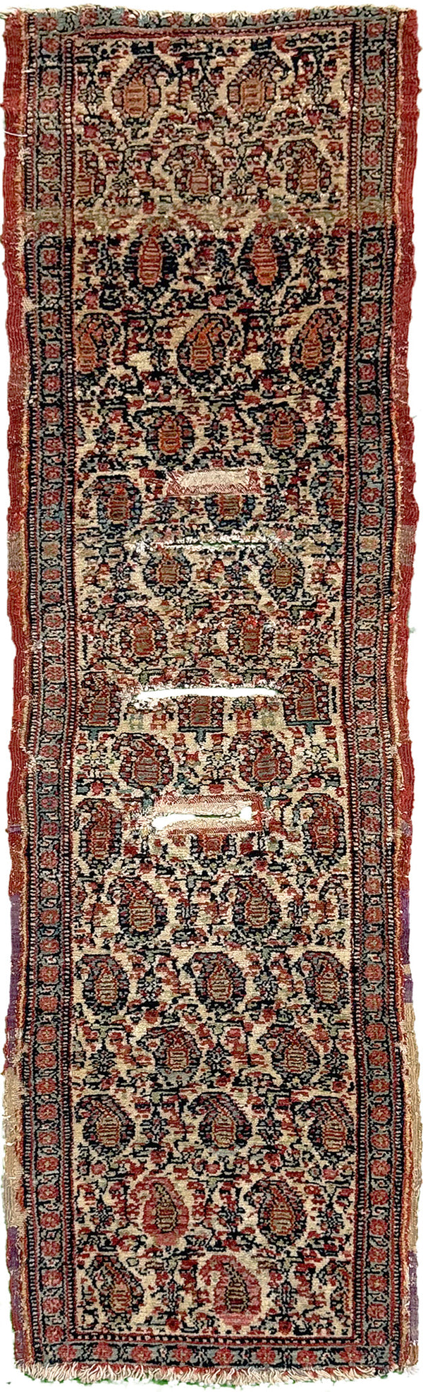 Antique Persian Senneh Saddle Cover - one-of-a-kind handmade area rug