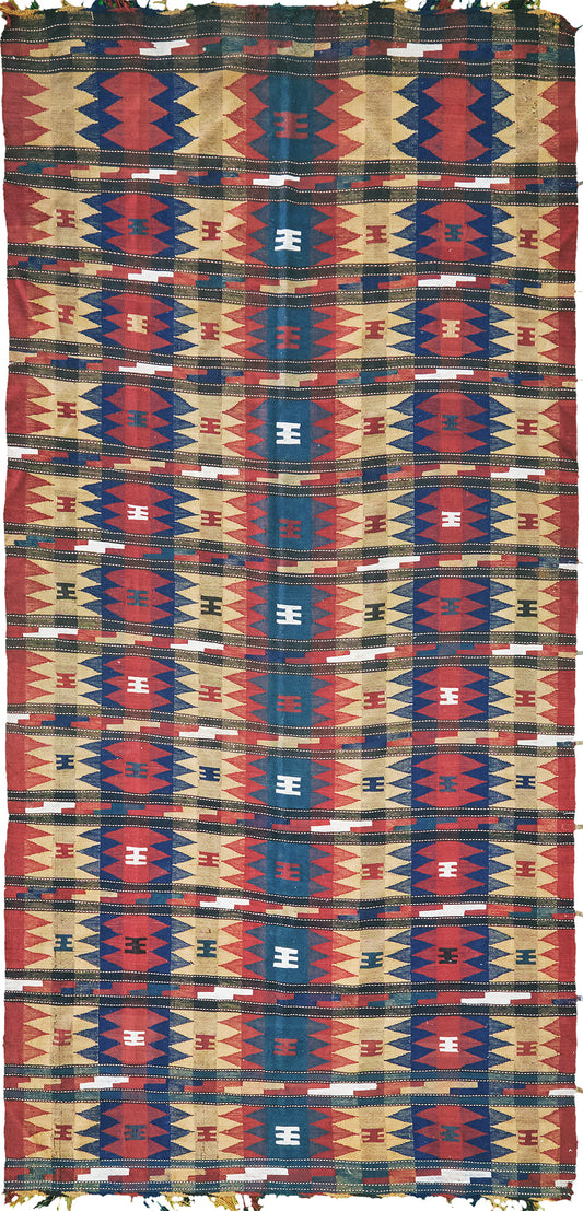 Antique Persian Turkoman Kilim