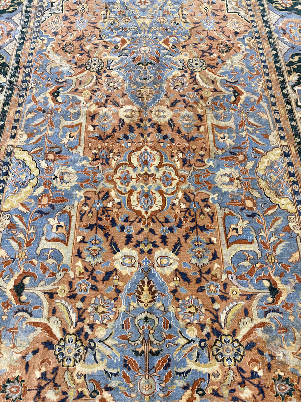 Antique Indo Agra - detailed border and fringe [#4]