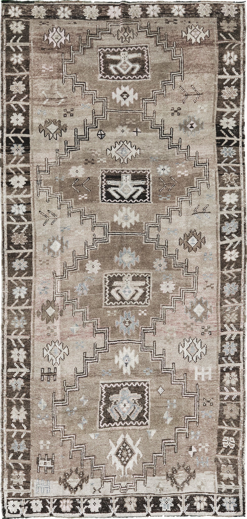 Vintage Turkish Kars - hand-knotted in Turkey - one-of-a-kind handmade area rug [#6]