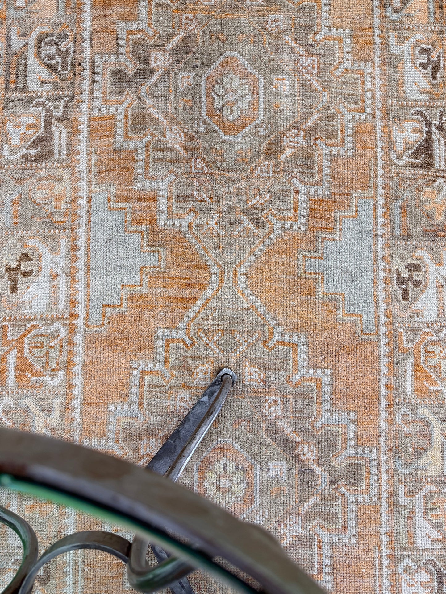 Antique Turkish Oushak Runner