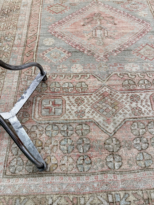 Vintage Turkish Kula - hand-knotted in Turkey - overhead flat lay view