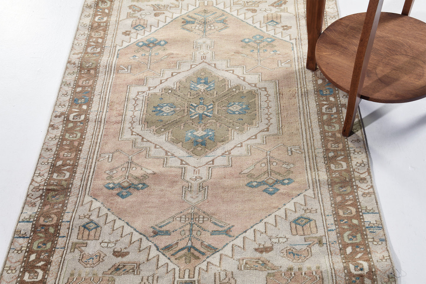Vintage Turkish Anatolian - hand-knotted in Turkey - styled in room setting [#38]