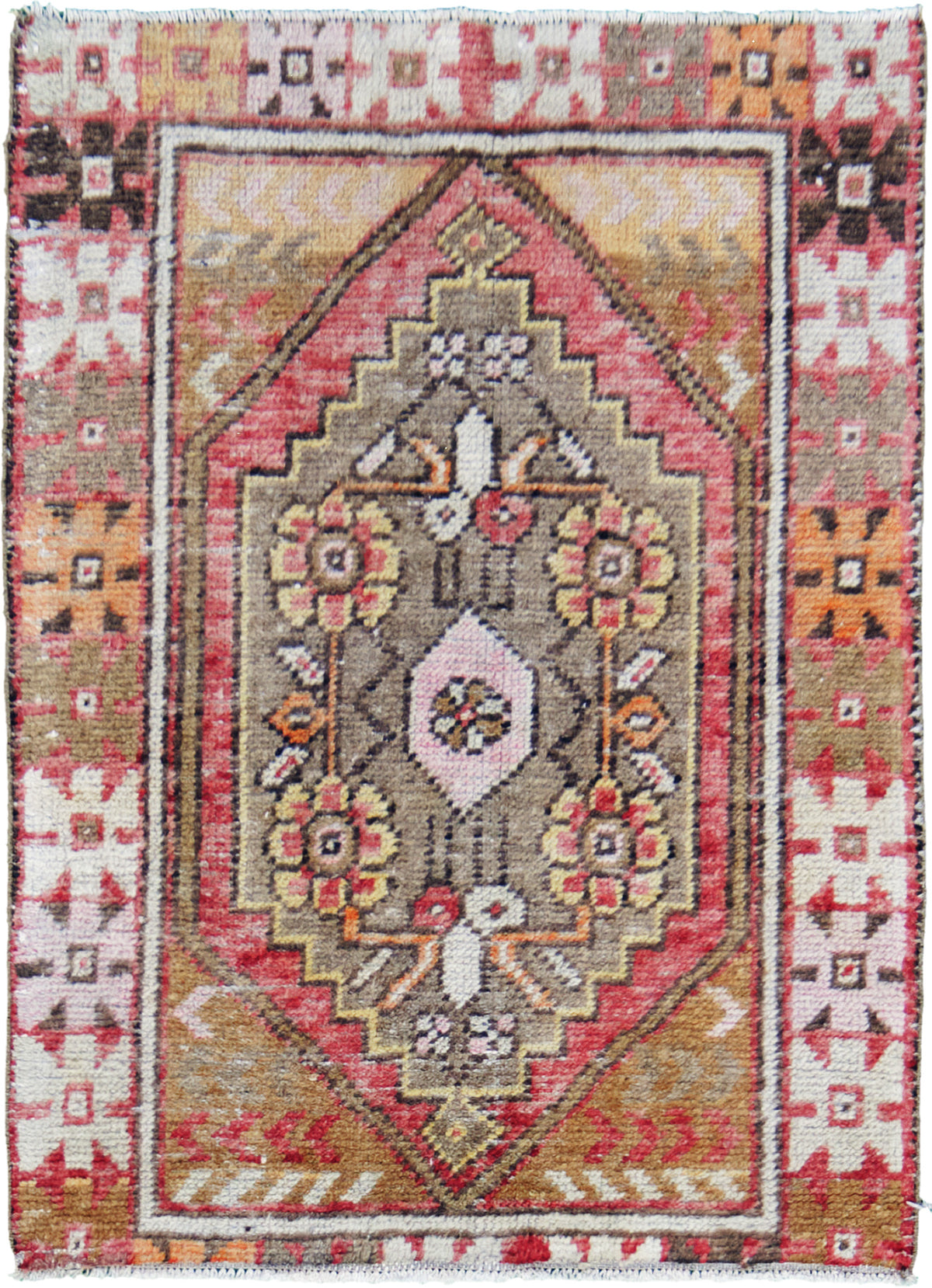 Antique Turkish Oushak Fertek - hand-knotted in Turkey - one-of-a-kind handmade area rug [#3]