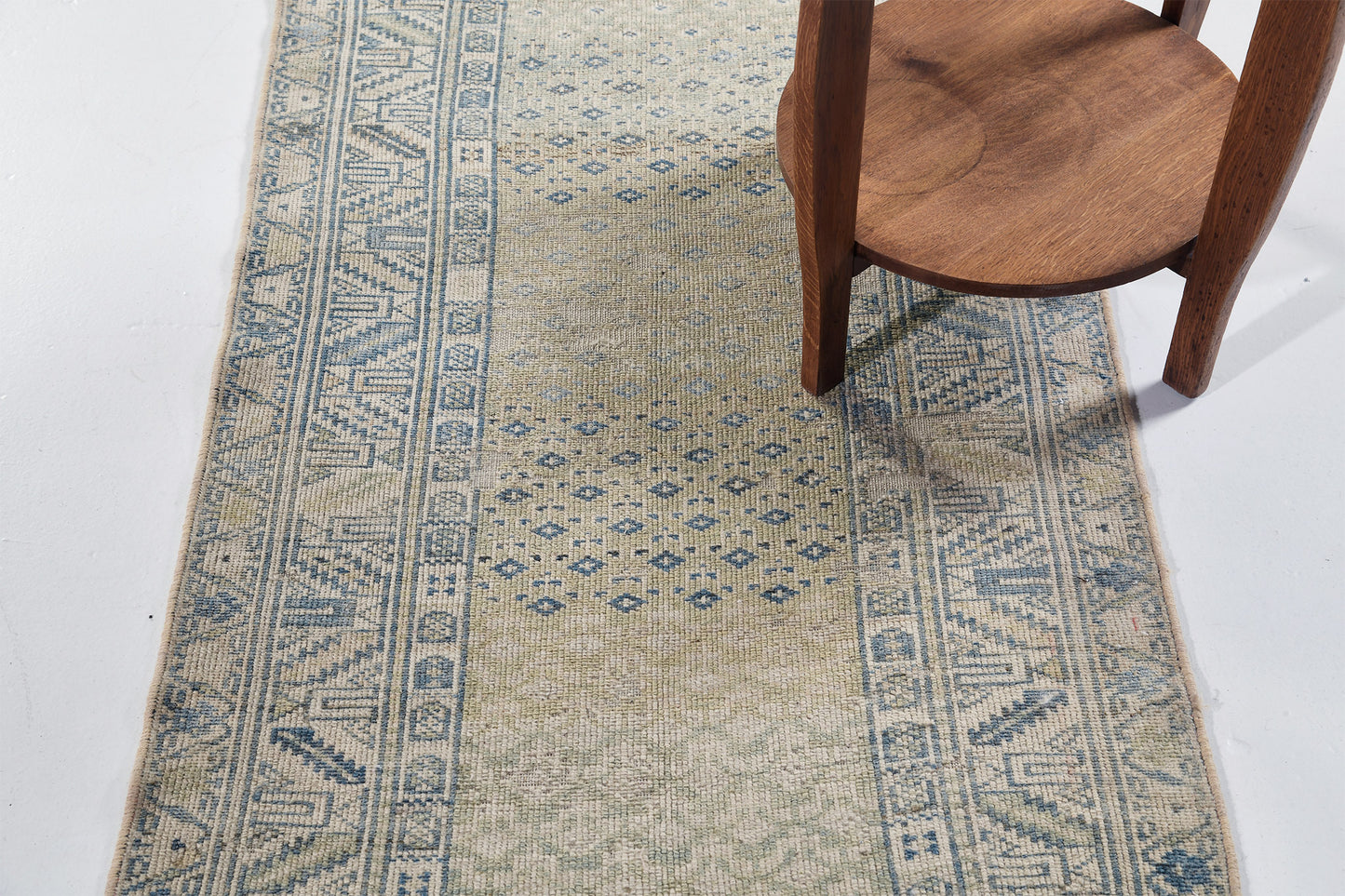 Antique Persian Malayer Runner - narrow runner - full length showing color variation [#12]