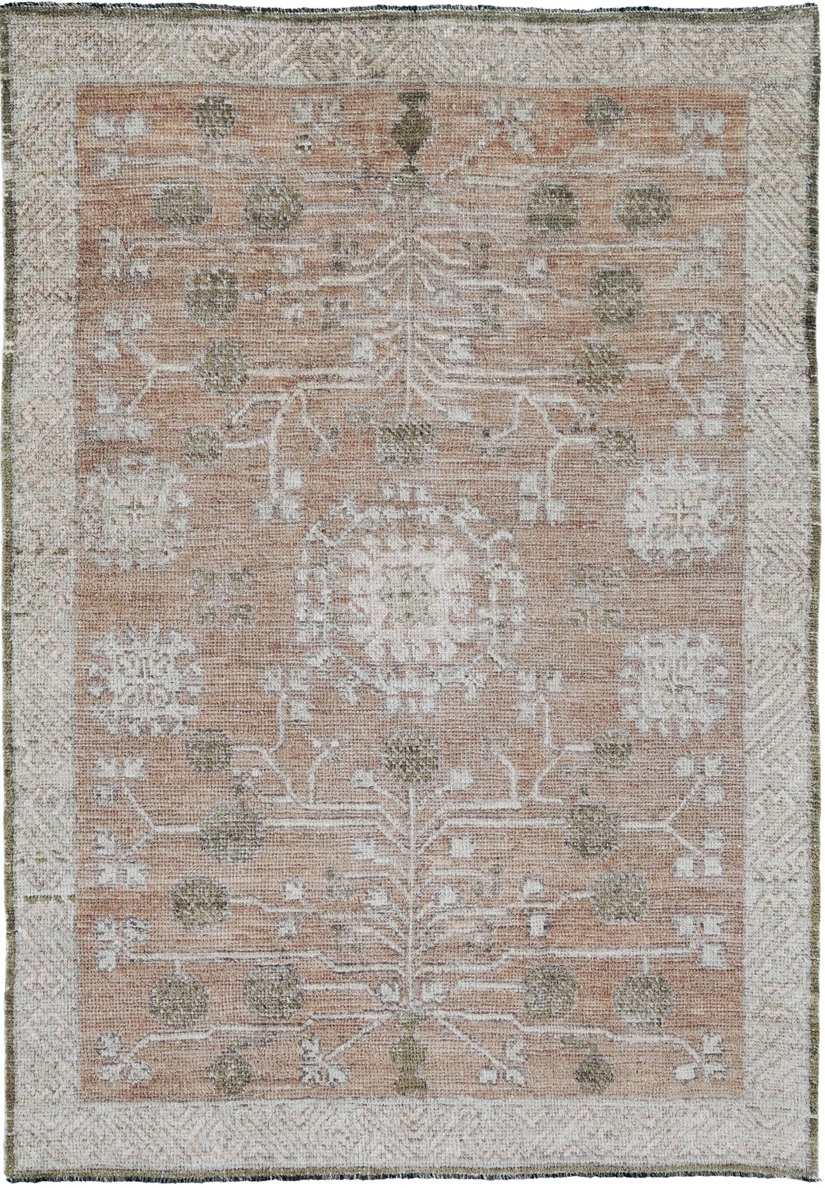 Sebru, Domicile Collection, Antique Red - one-of-a-kind handmade area rug