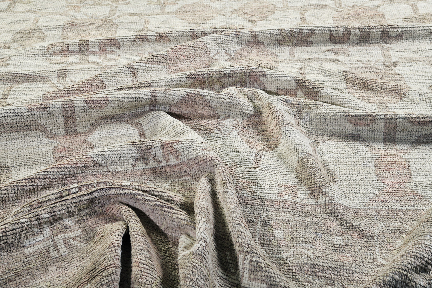 Dadima, Domicile Collection, Antique Rose - close-up of weave texture and pile