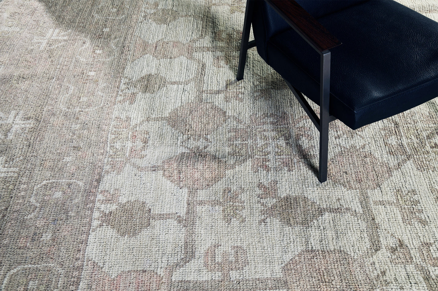 Dadima, Domicile Collection, Antique Rose - detailed border and fringe
