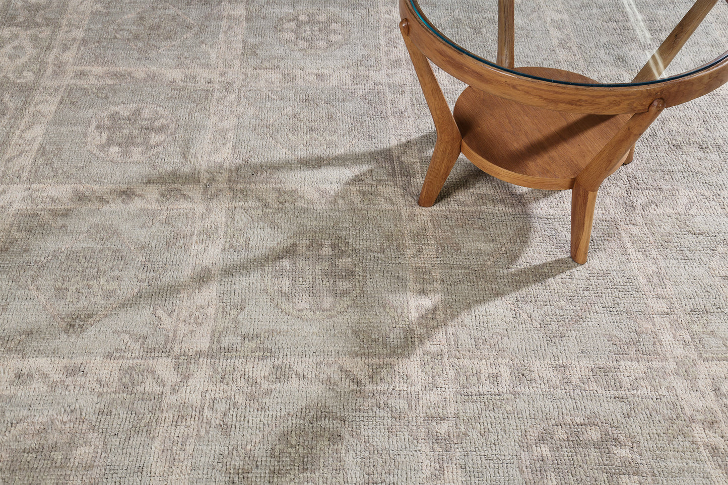 Mandira, Domicile Collection, Khaki - detailed border and fringe