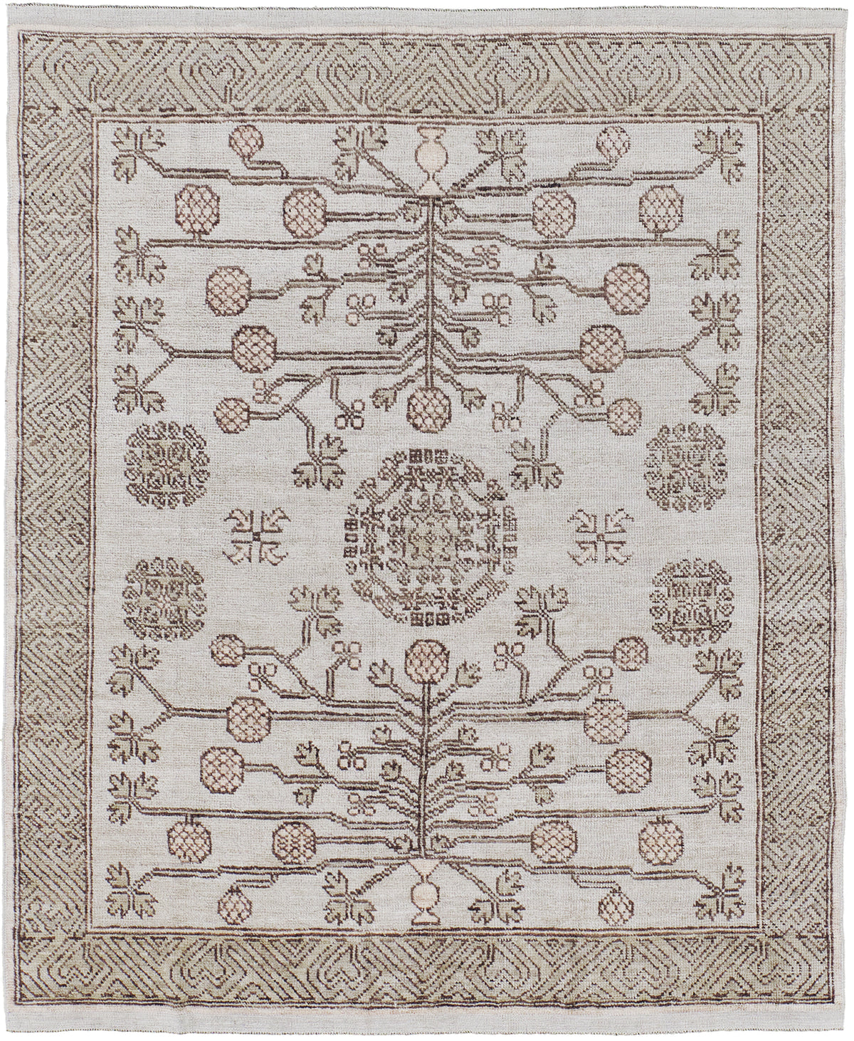 Sebru, Domicile Collection, Antique Pastel - one-of-a-kind handmade area rug