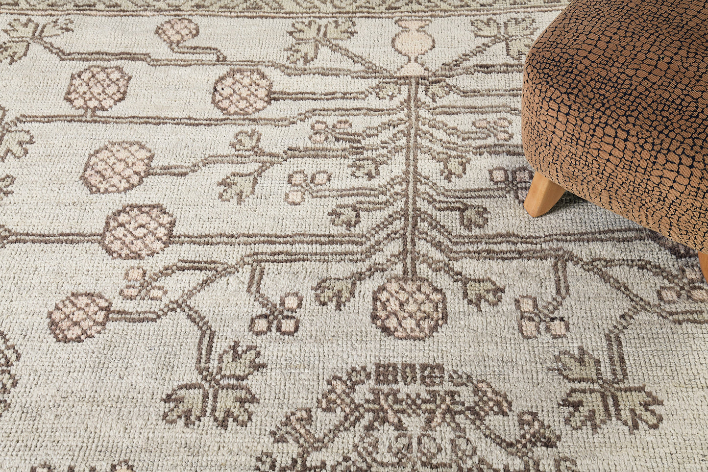 Sebru, Domicile Collection, Antique Pastel - close-up of weave texture and pile