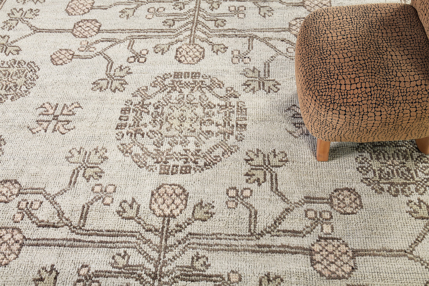 Sebru, Domicile Collection, Antique Pastel - detailed border and fringe
