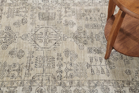 Bidjar Runner, Domicile Collection - narrow runner - overhead flat lay view [#6]