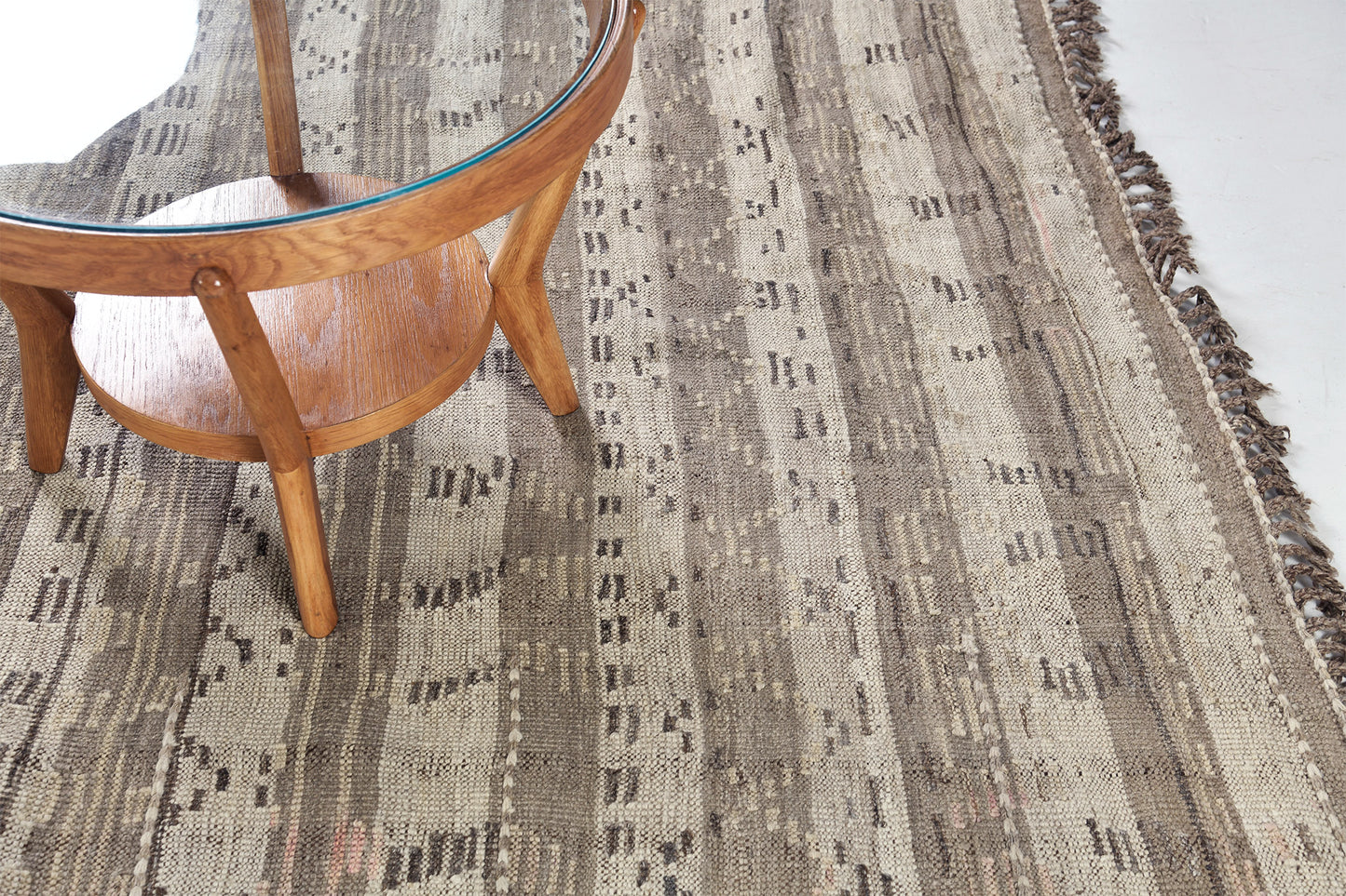 Datlam Seasons, Haute Bohemian, Earth Neutrals - detailed border and fringe [#1]