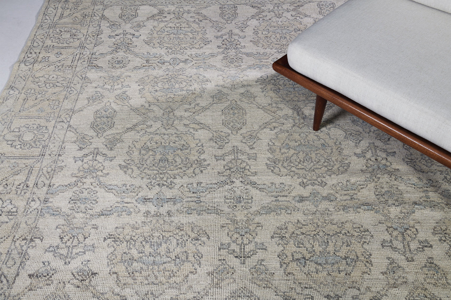 Bakhshayesh, Domicile Collection - close-up of weave texture and pile [#8]