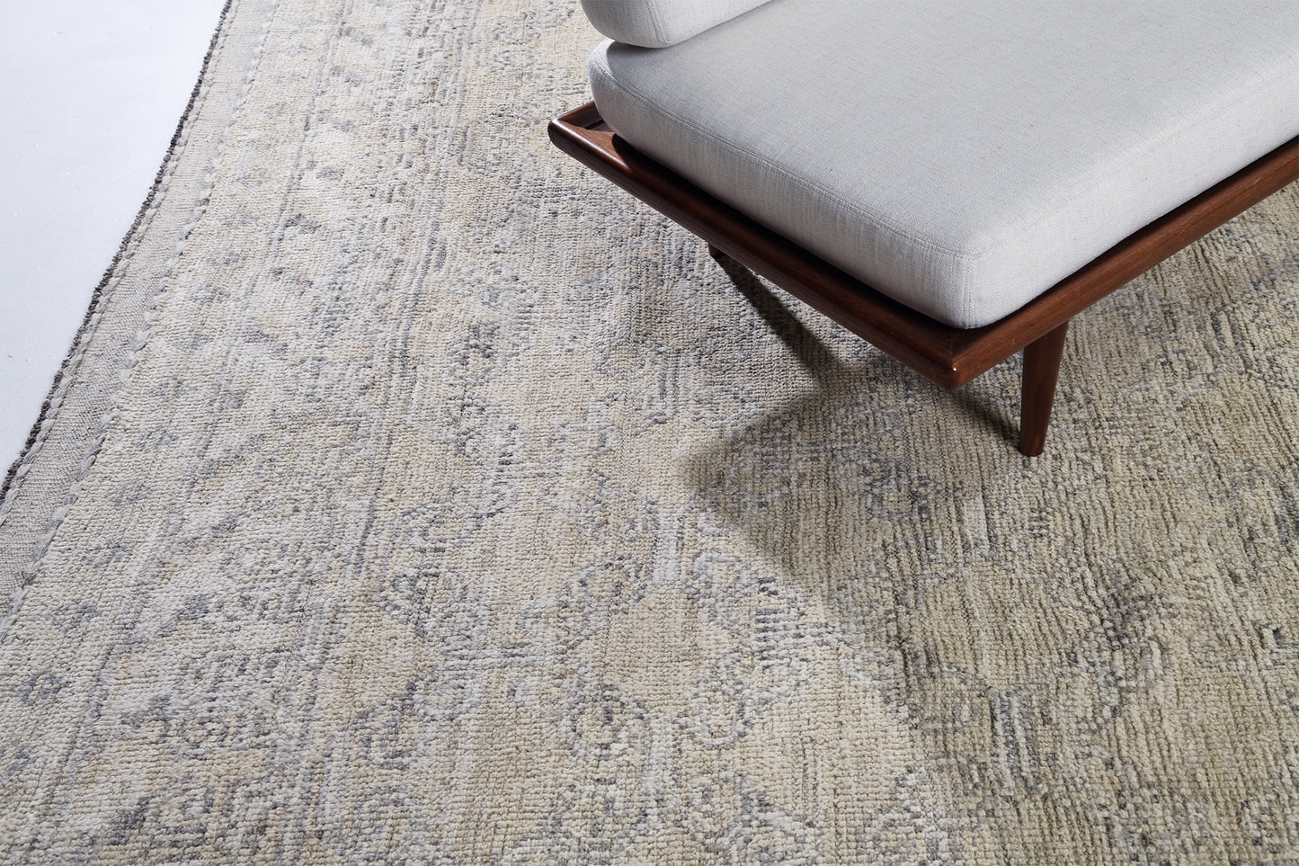 Pamirs, Domicile Collection, Rose Fade - close-up of weave texture and pile