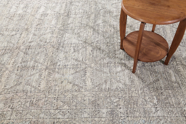 Hazar, Domicile Collection, Pale Earth - close-up of weave texture and pile [#2]