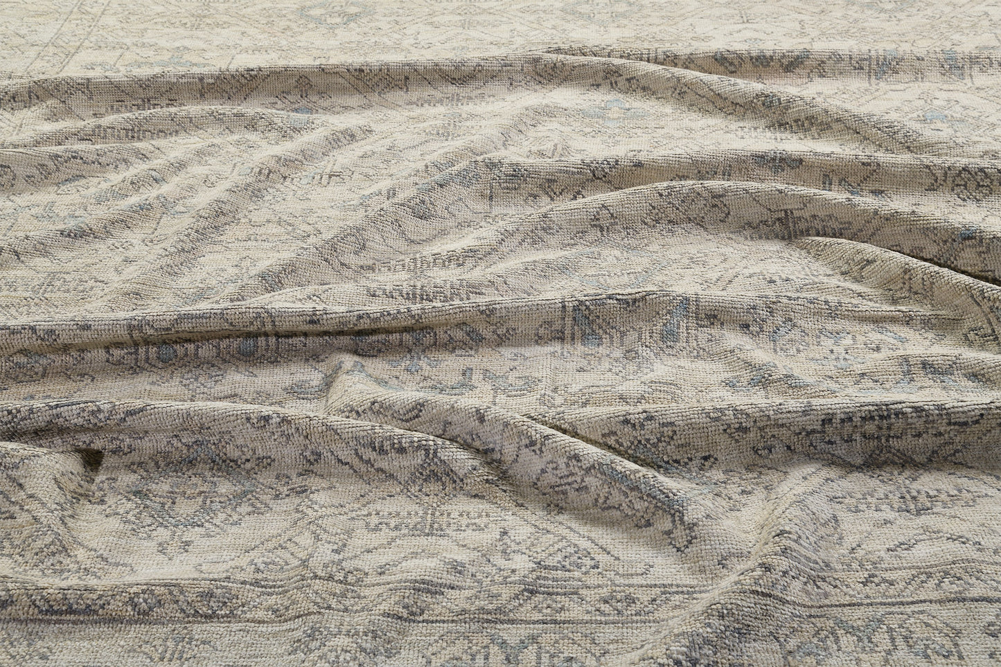 Oushak PQ3, Domicile Collection - reverse side showing construction [#1]