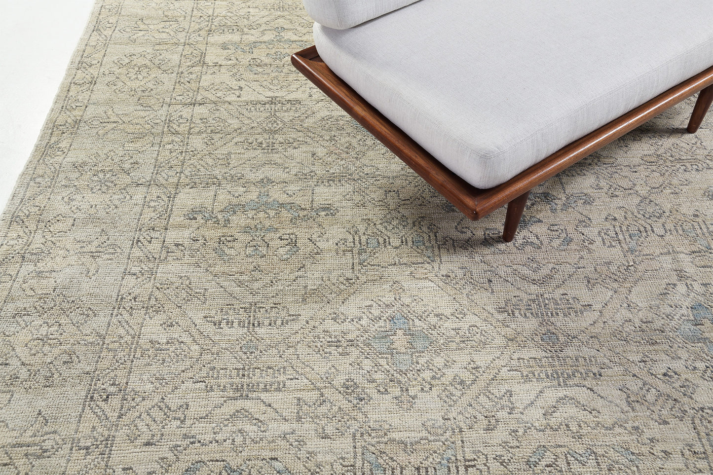 Oushak PQ3, Domicile Collection - detailed border and fringe [#1]