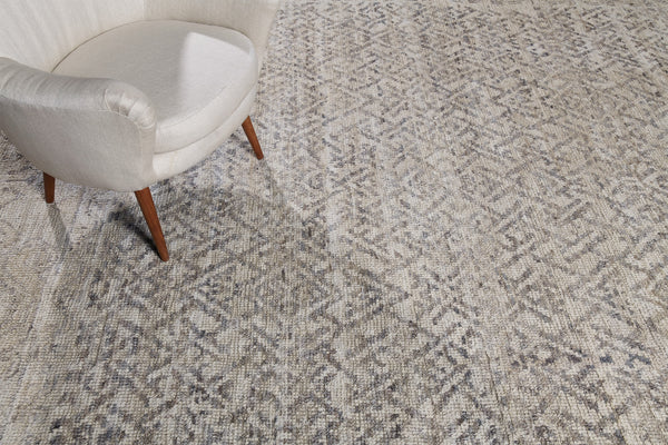 Dandan, Domicile Collection, Ivory Mist - close-up of weave texture and pile