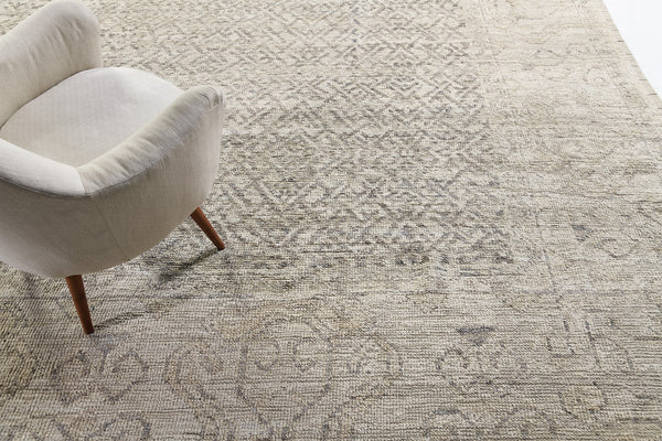 Dandan, Domicile Collection, Ivory Mist - detailed border and fringe