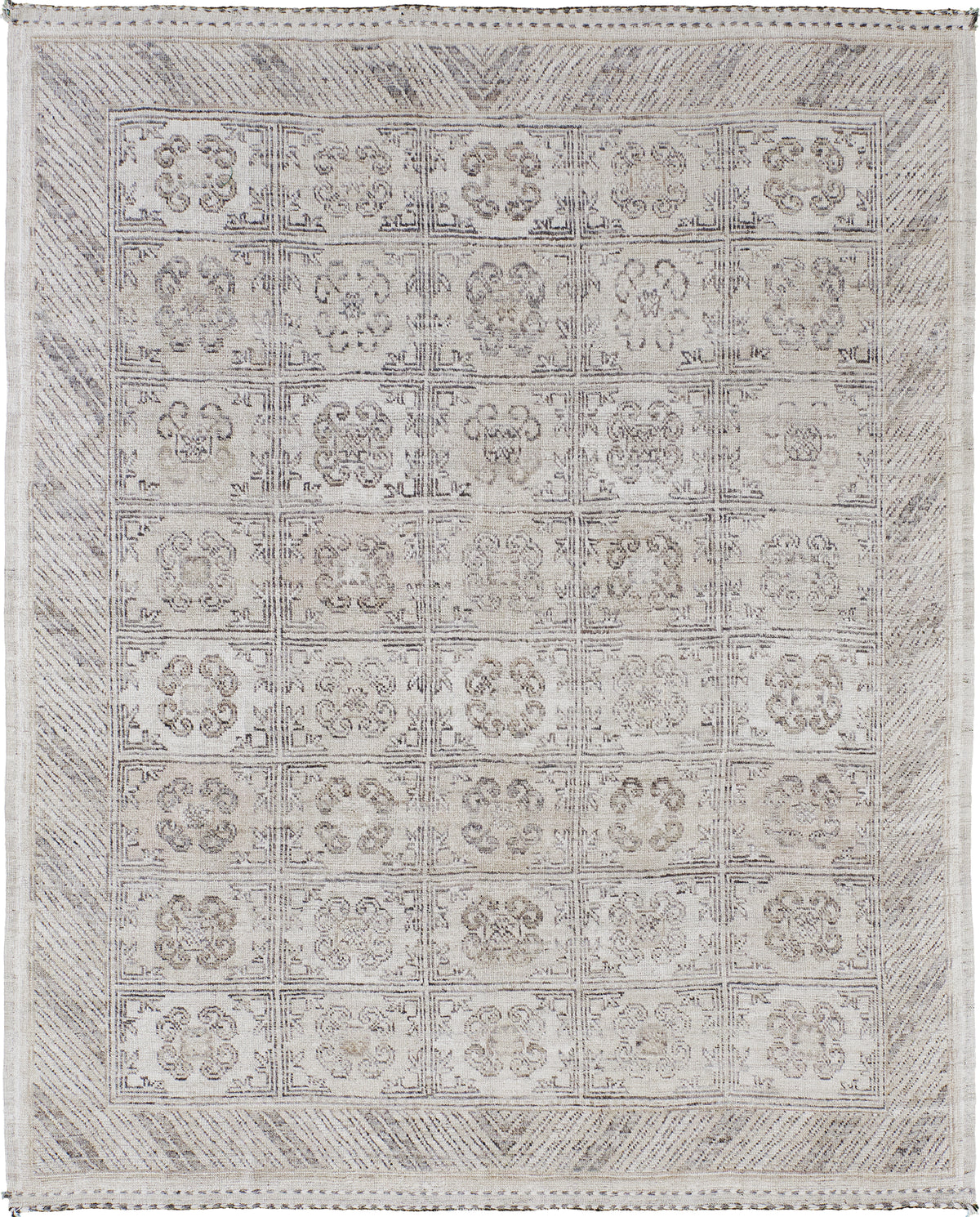 Delpzir, Domicile Collection, Ivory Umbra - one-of-a-kind handmade area rug