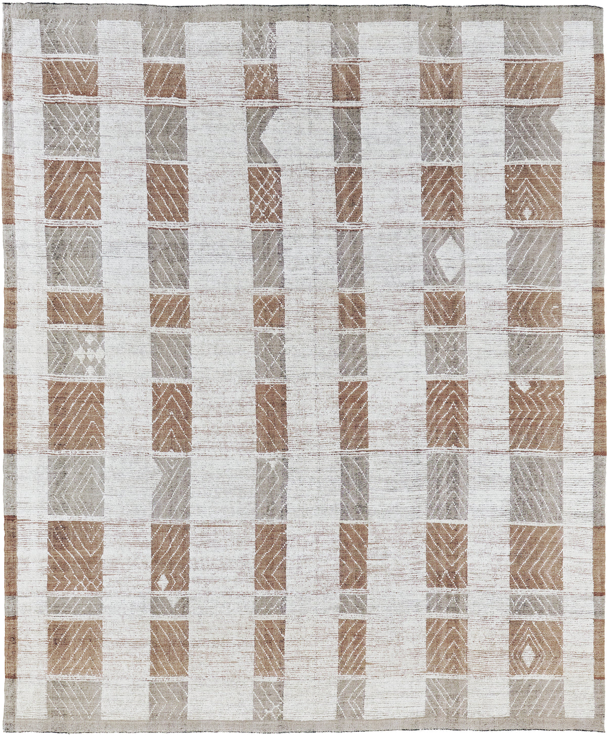 Tavsot, Nomad Collection, Natural Rust - one-of-a-kind handmade area rug